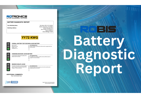 New ROBIS Feature Announced, ROBIS Battery Diagnostic Report